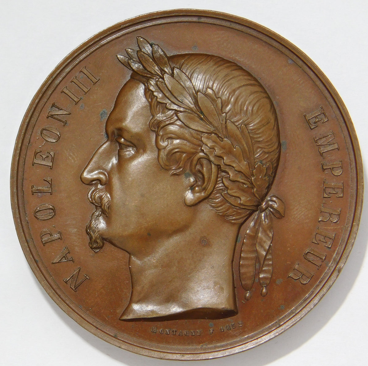 Napoleone III e EUgenie Imperatrice 1853 medaglia