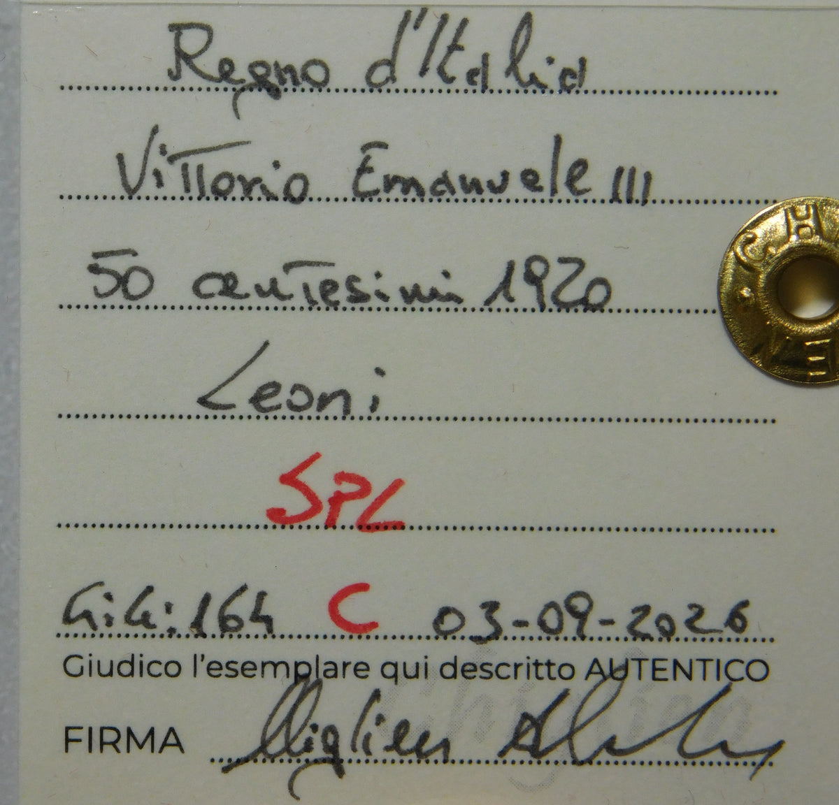 50 centesimi 1920