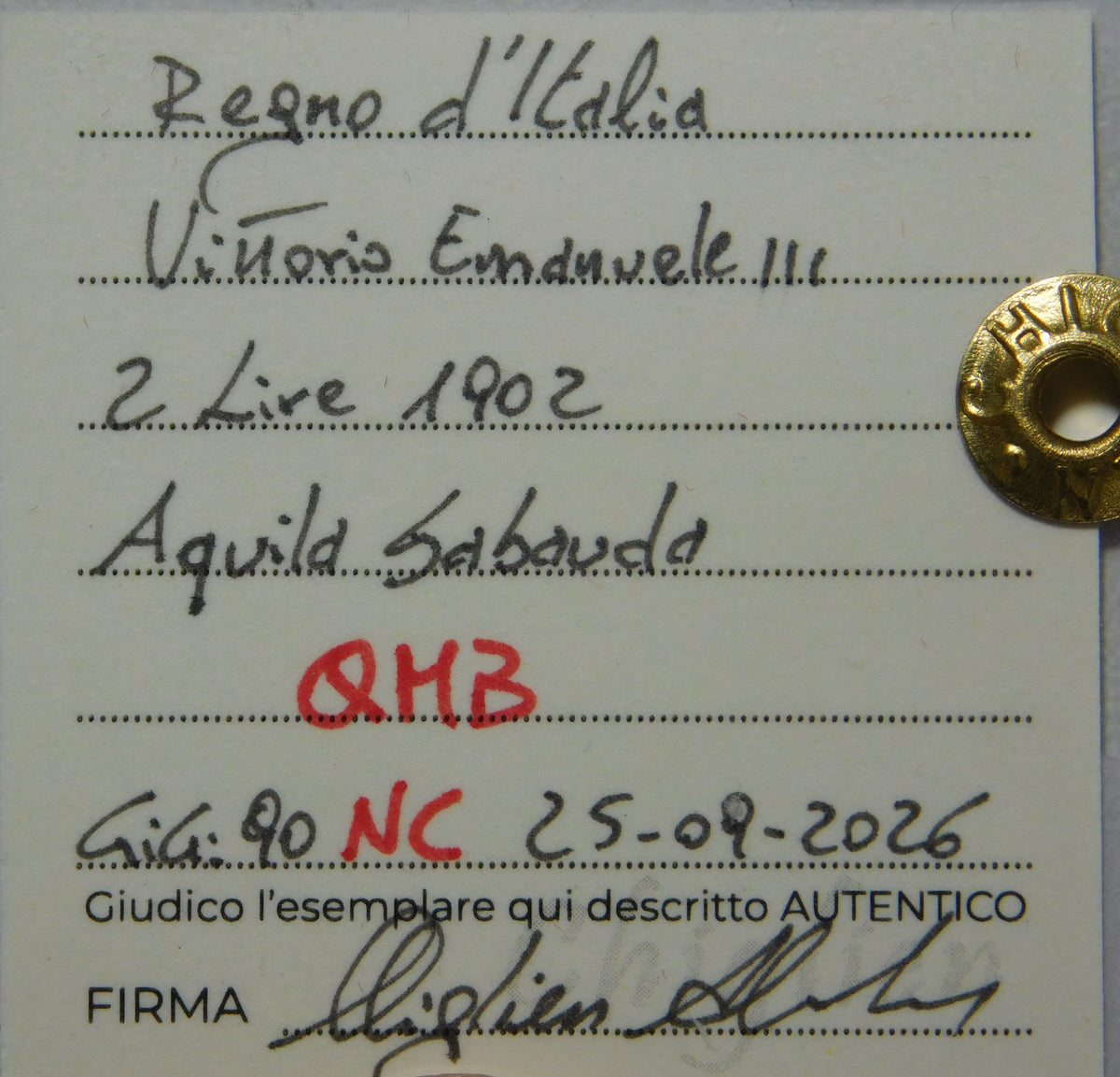 2 lire 1902