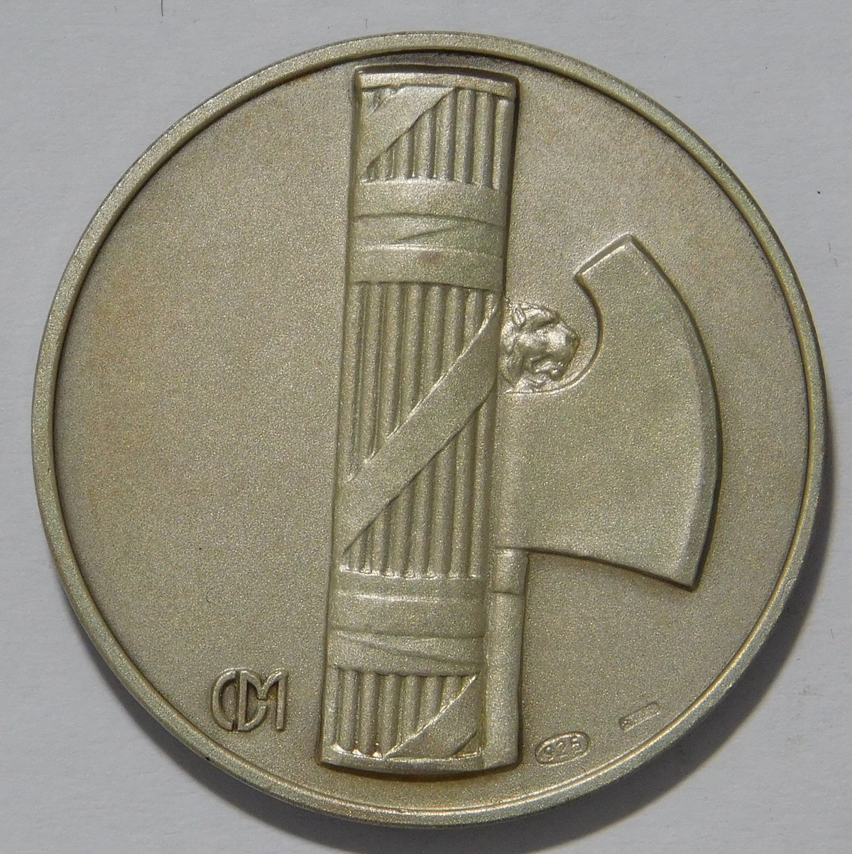 centenario della nascita B. Mussolini 1983 medaglia