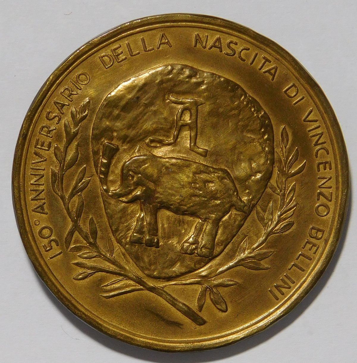 150° della nascita Vincenzo Bellini 1951 Medaglia