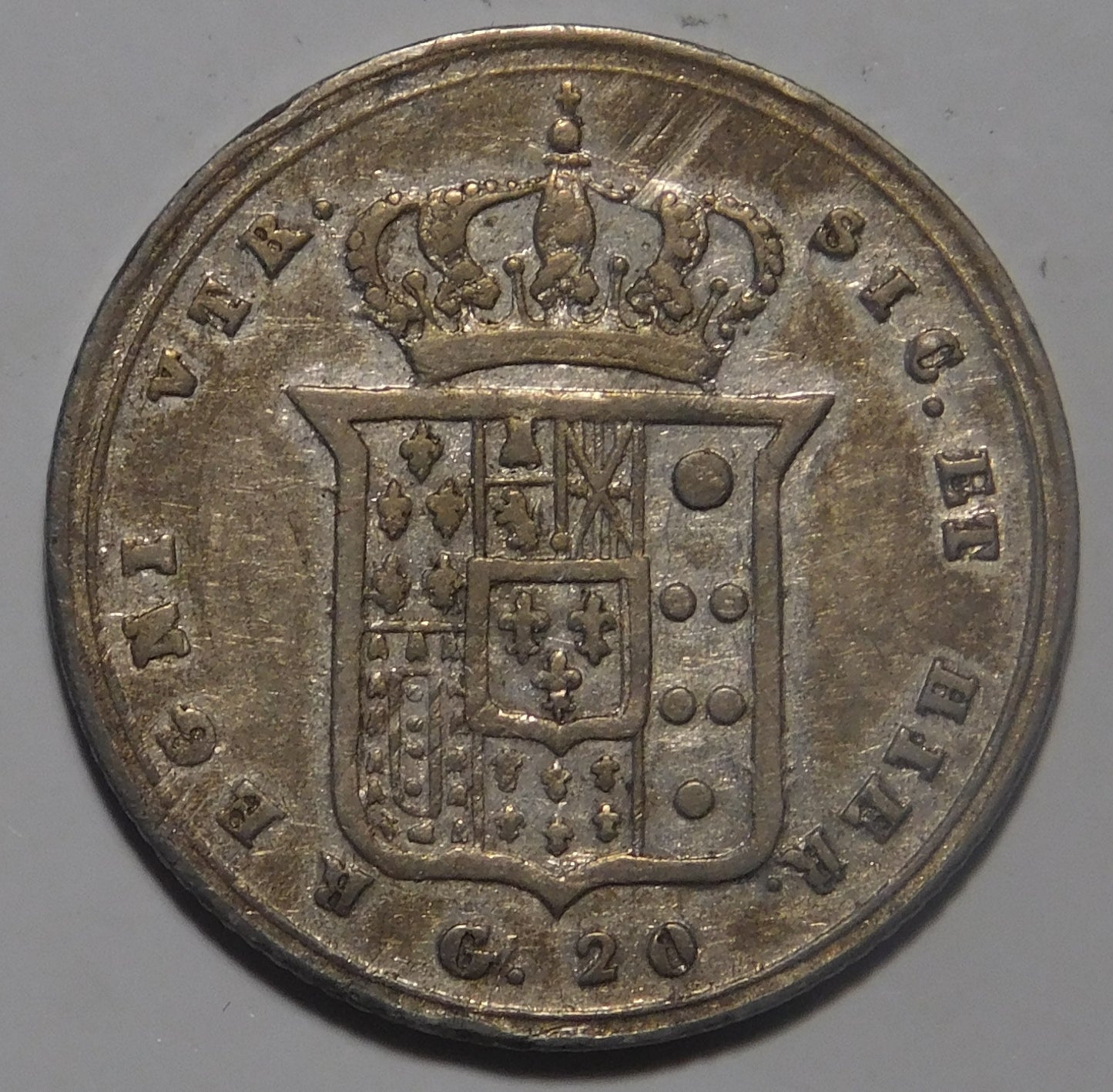 20 Grana 1856 FERDLANDVS