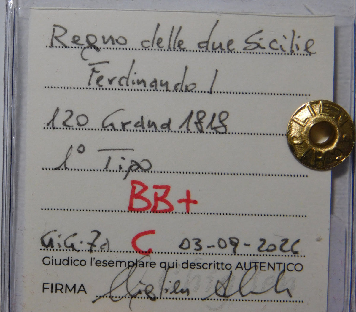 120 grana 1818