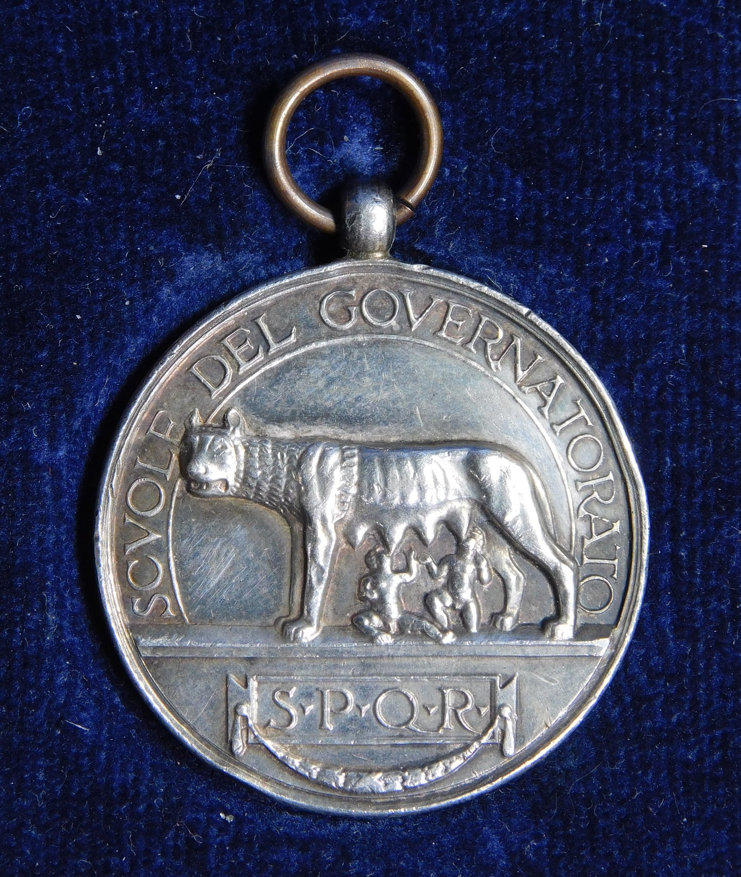 Regno d'Italia - Vittorio Emanuele III - Medaglia - Scuole del Governatorato - Al Merito 1928