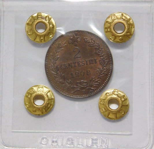 Vittorio Emanuele III 2 centesimi 1908