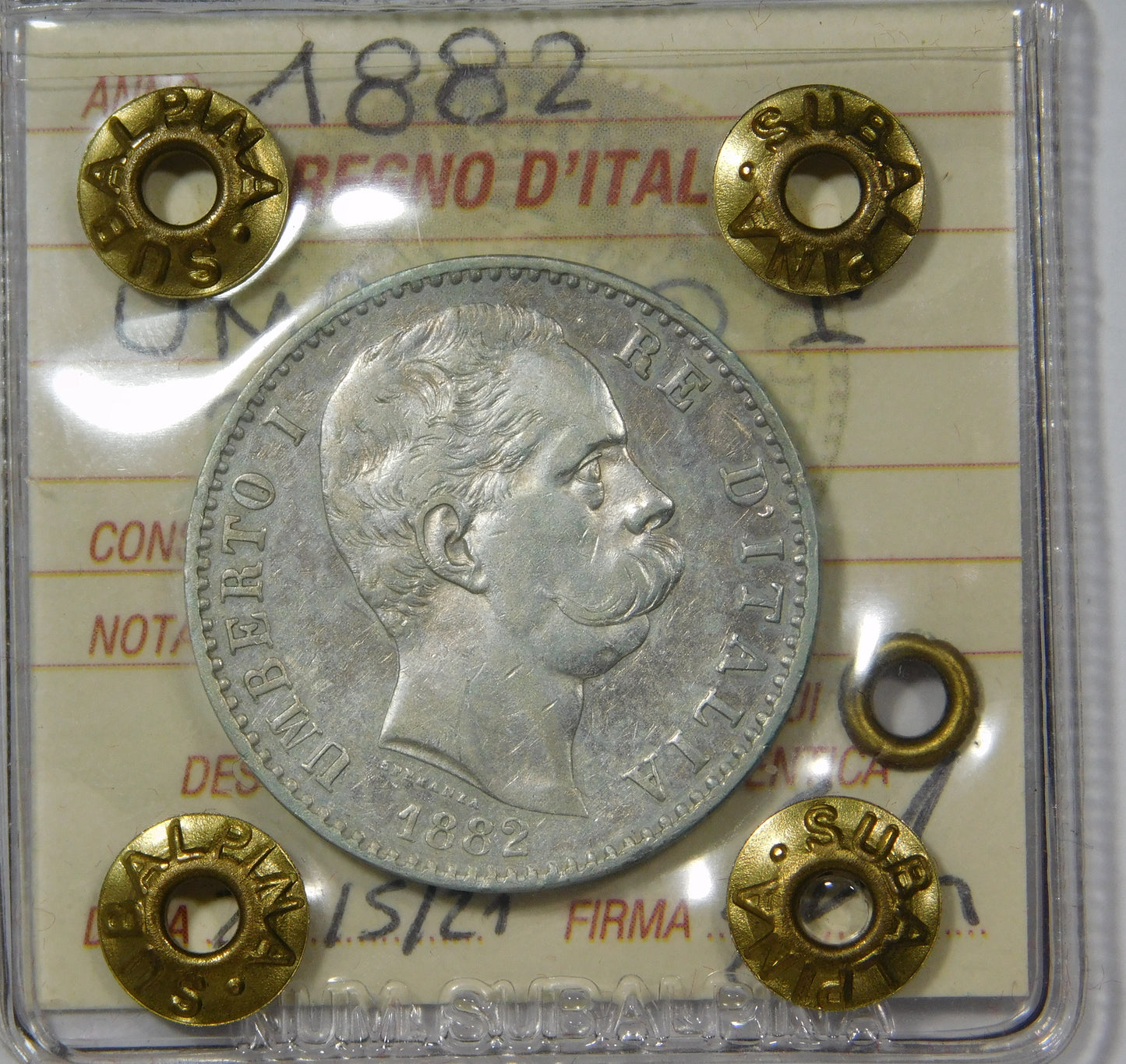 Umberto I 2 lire 1882