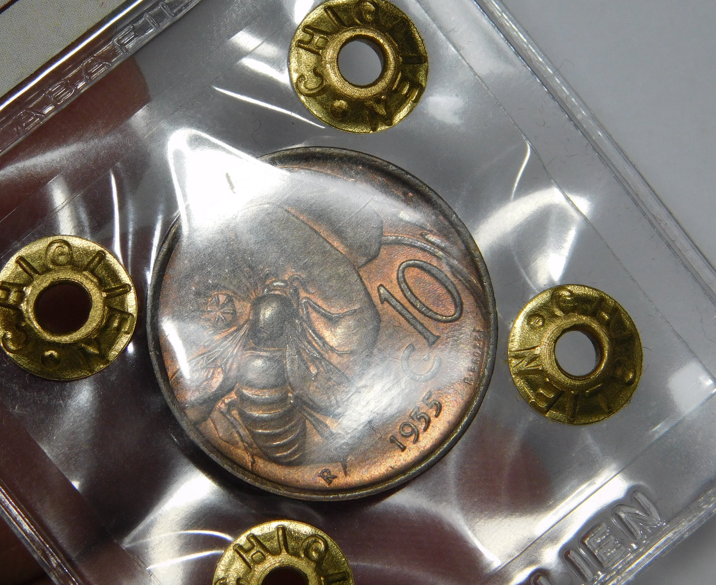 Vittorio Emanuele III 10 Centesimi 1935 Ape