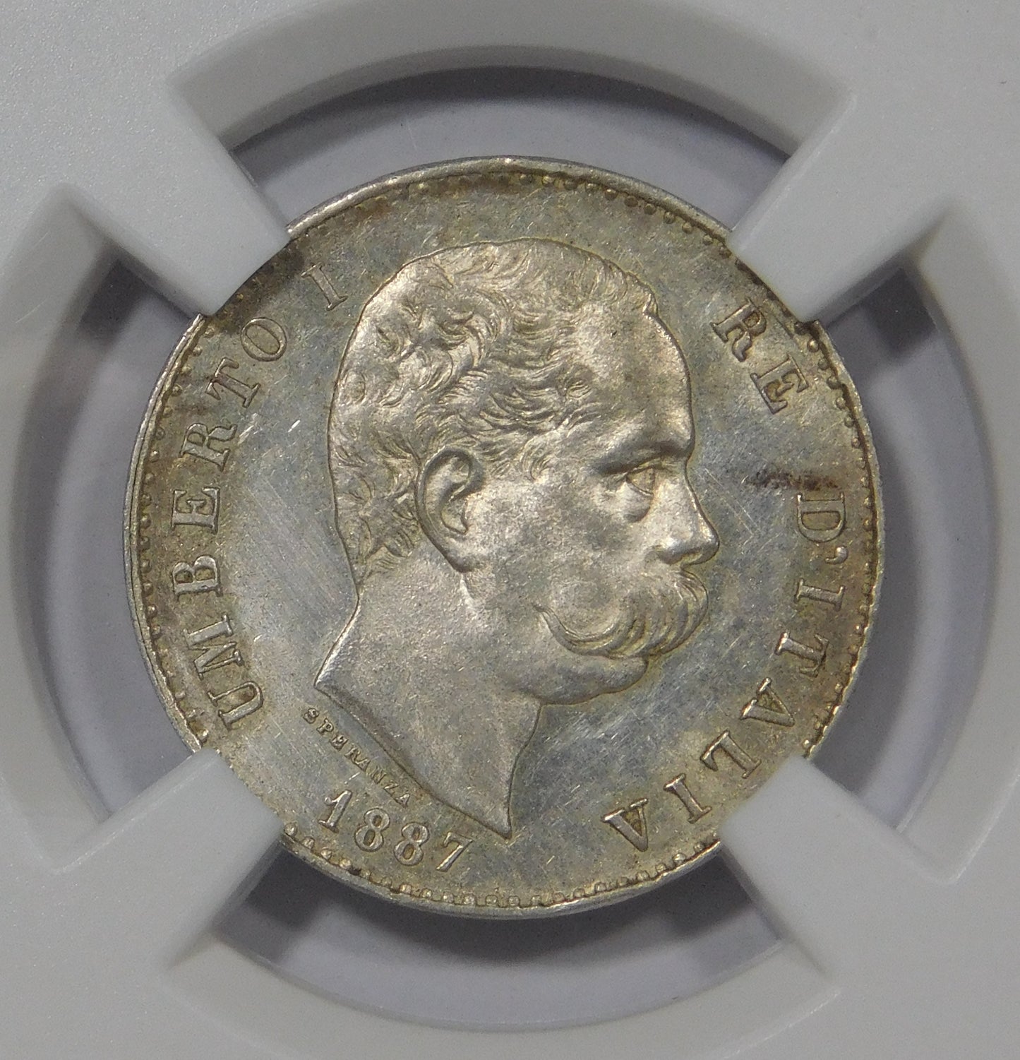 1 Lira 1887 Milano