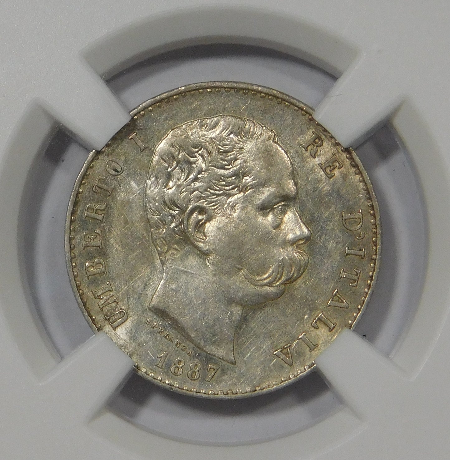 1 Lira 1887 Milano