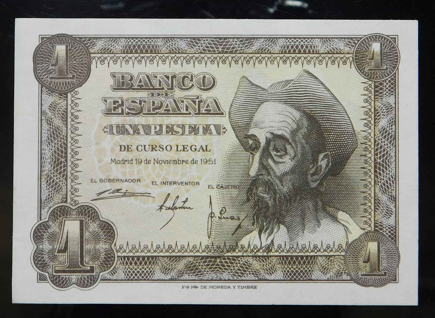 1 Peseta dec. 19/11/1951