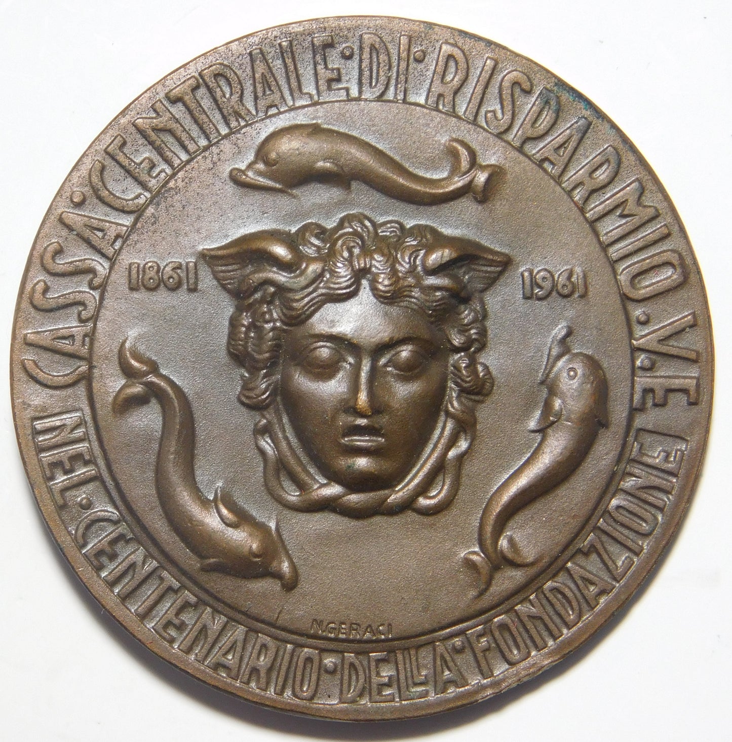 Medaglia 100° Cassa Centrale di Risparmio