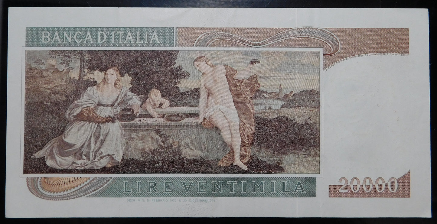 20.000 Lire Tiziano
