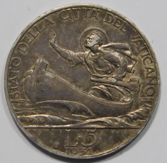 5 Lire 1931 An.X