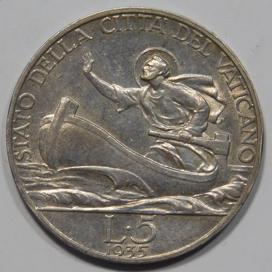 5 Lire 1933 - 1934 Giubileo