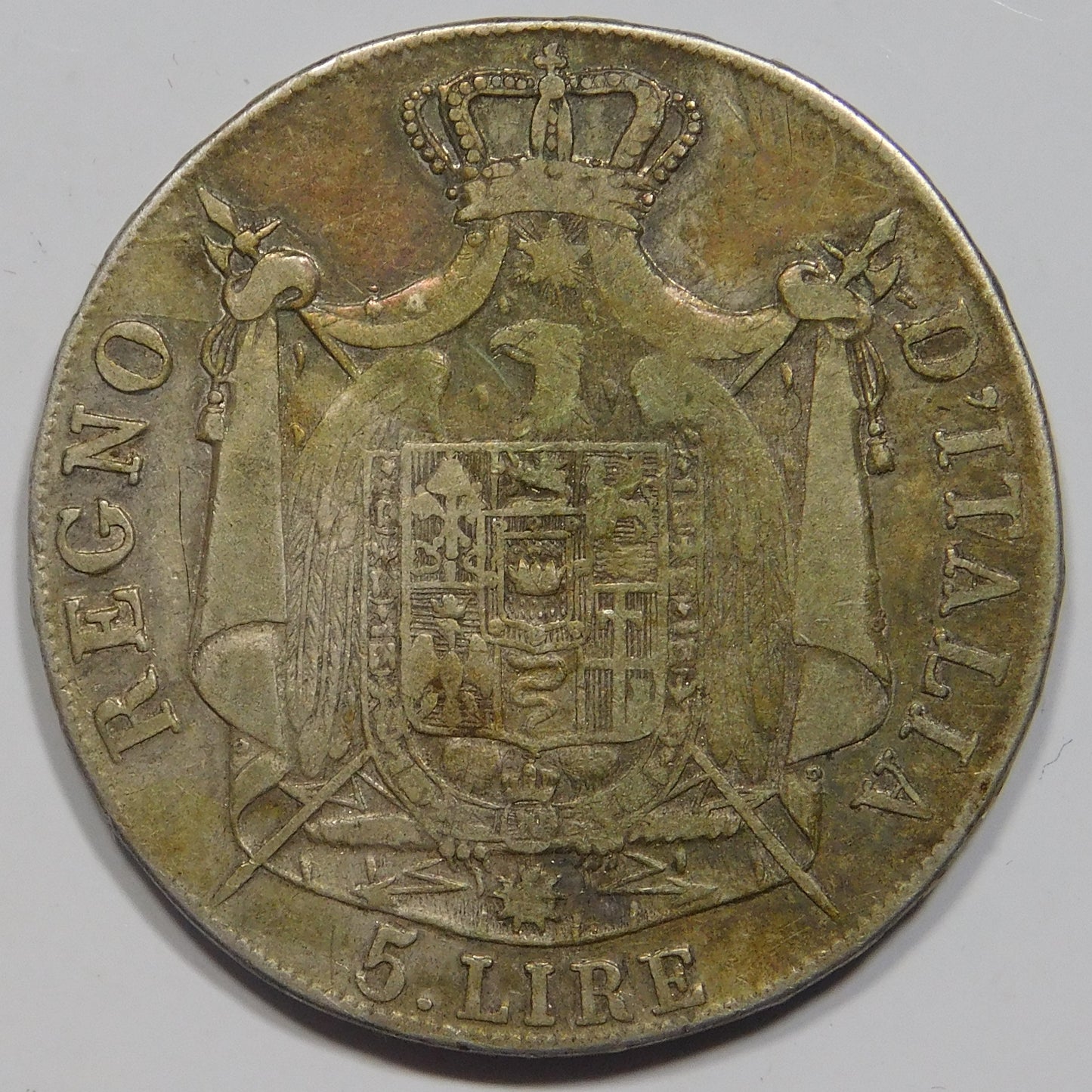 5 lire 1808 Milano