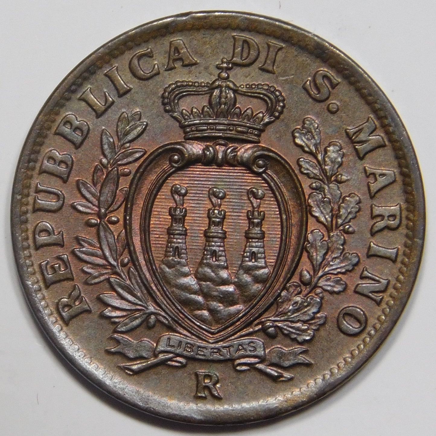 5 centesimi 1935