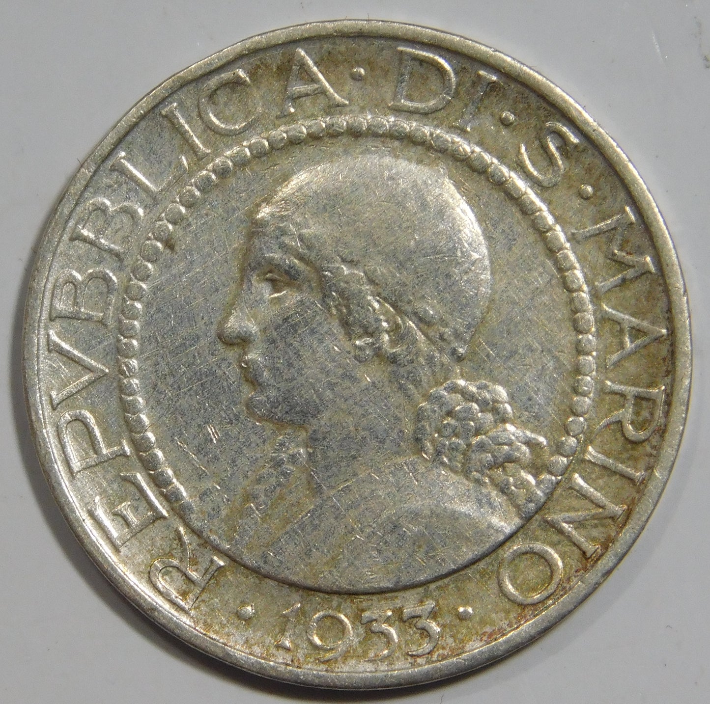 5 lire 1933
