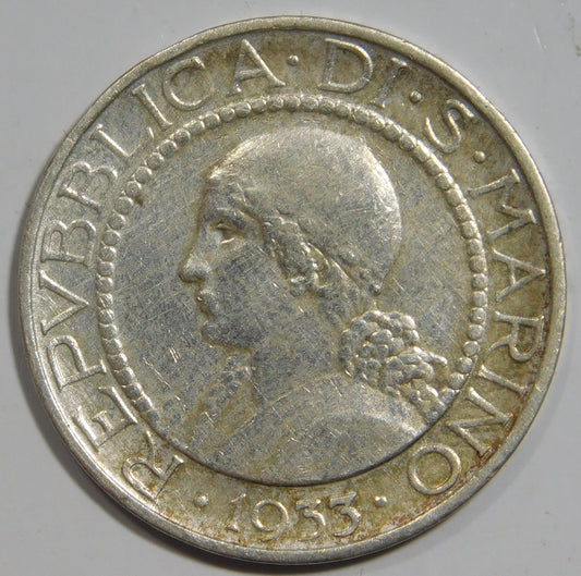 5 lire 1933