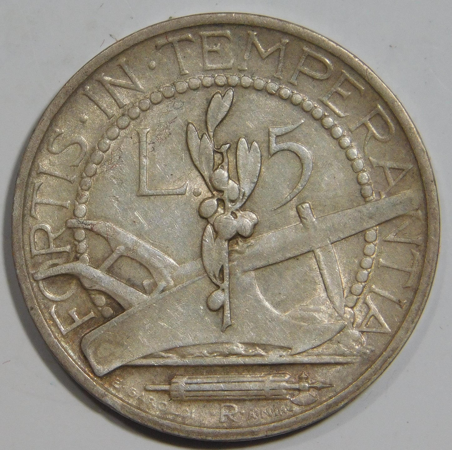 5 lire 1936