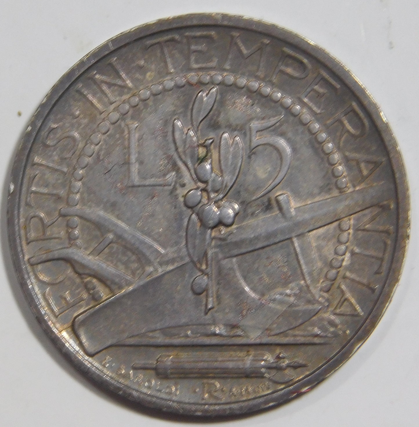 5 lire 1938