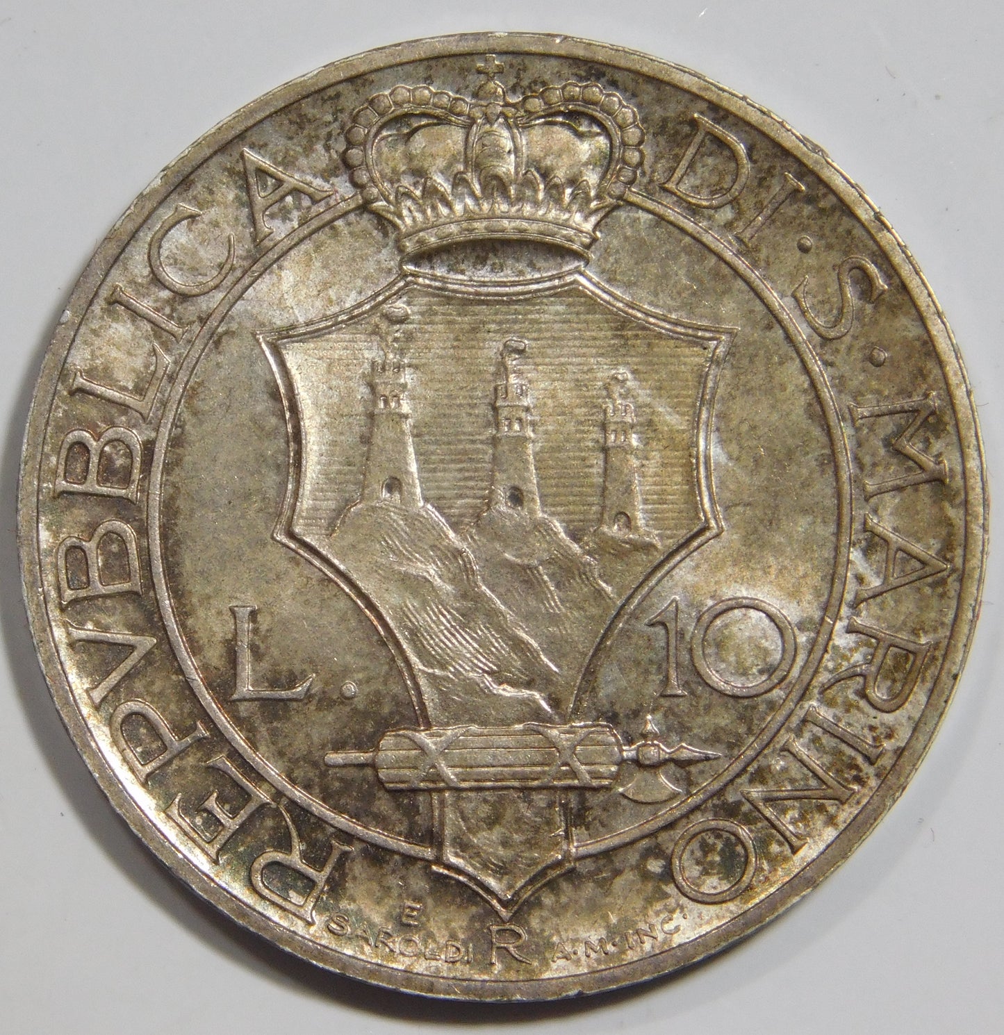 10 lire 1937