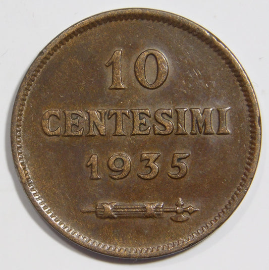 10 Centesimi 1935