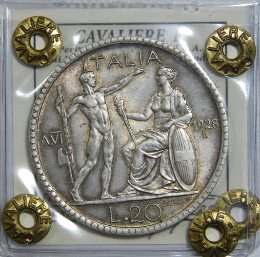 20 lire 1928 VI Littore