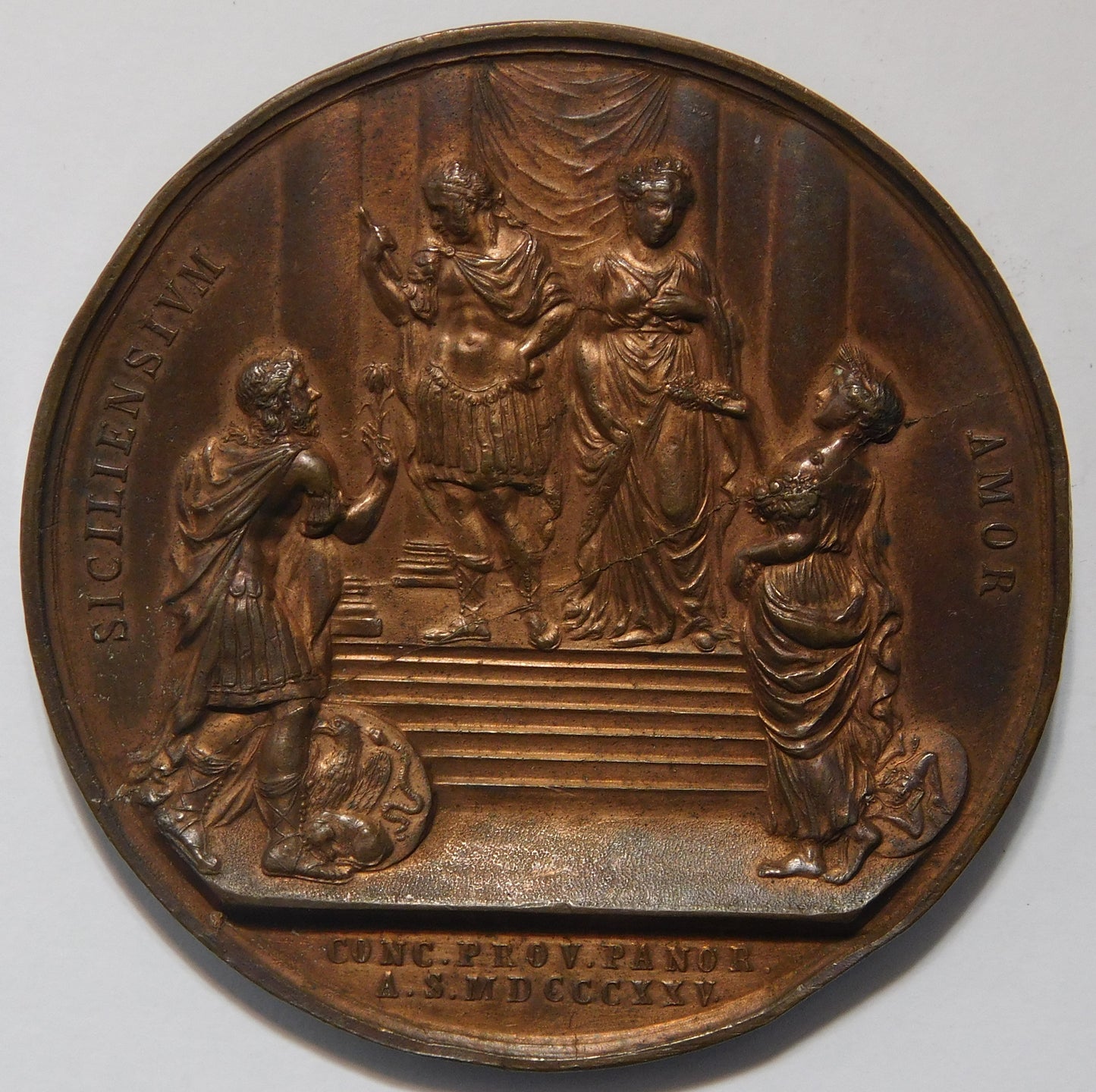 Francesco I medaglia 1825