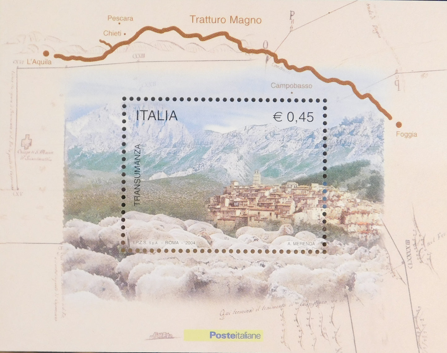 Foglietto Tratturo Maglio 2004