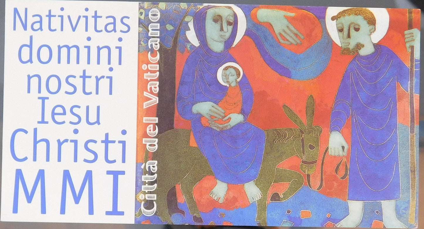 Vaticano libretto con 4 Francobolli 2001