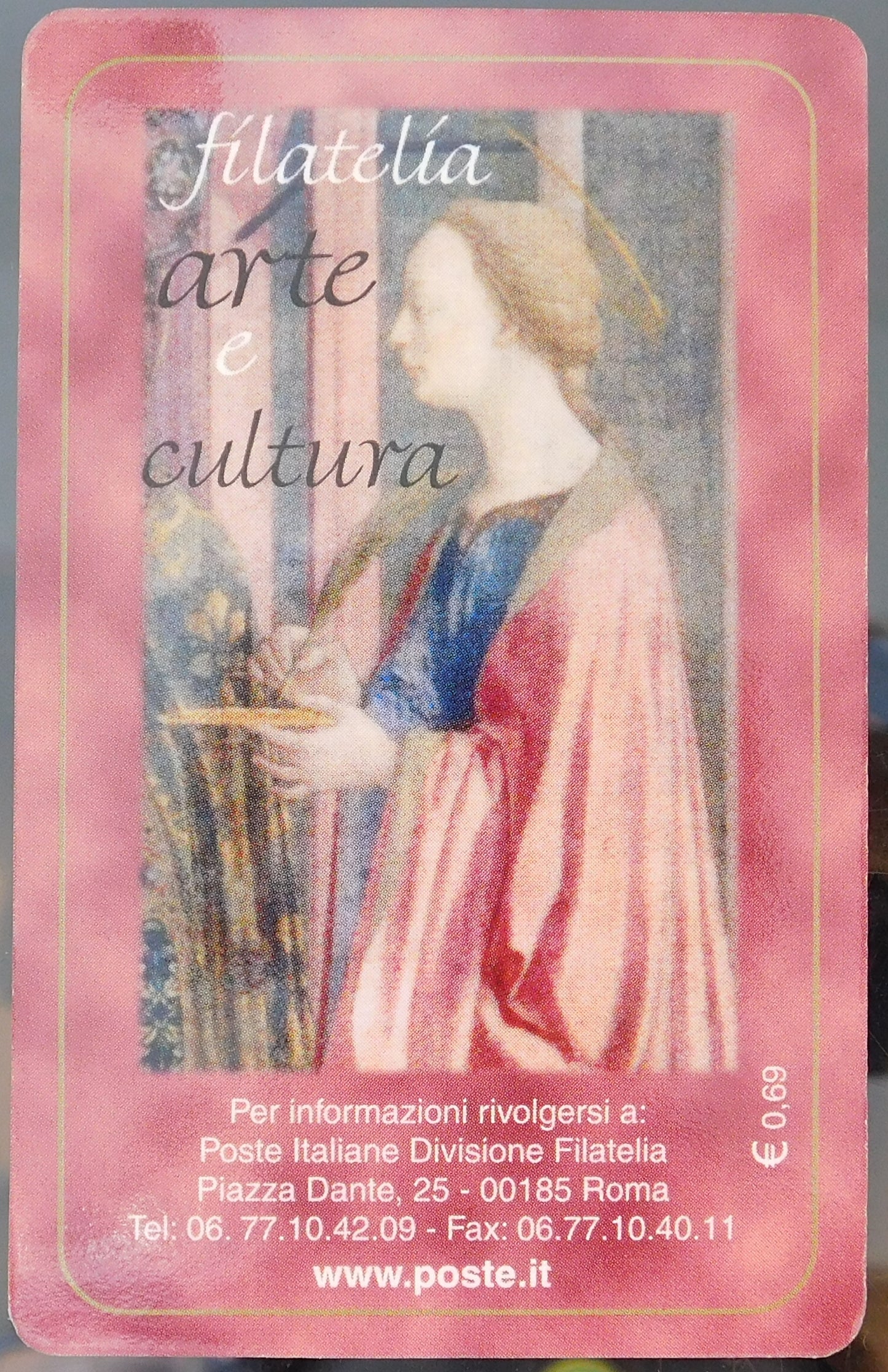 Tessera filatelica Santa Lucia 2004