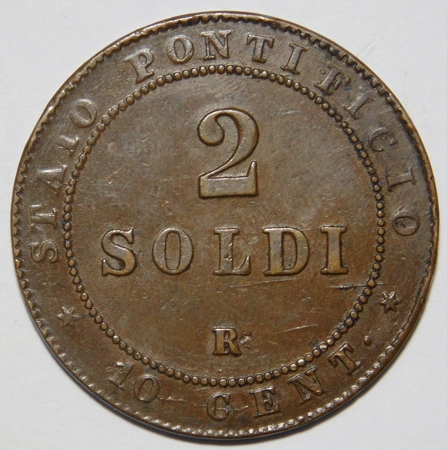 2 soldi 1867 Roma