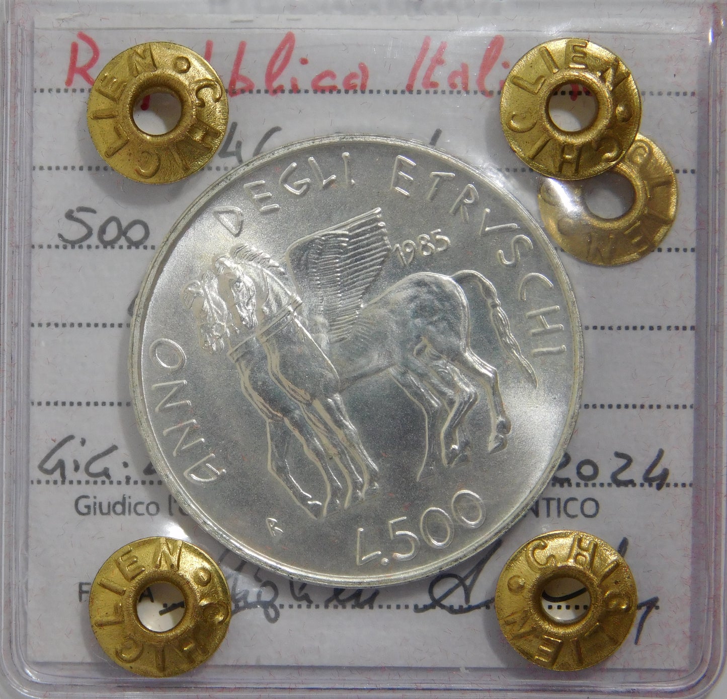 500 lire 1985 Etruschi