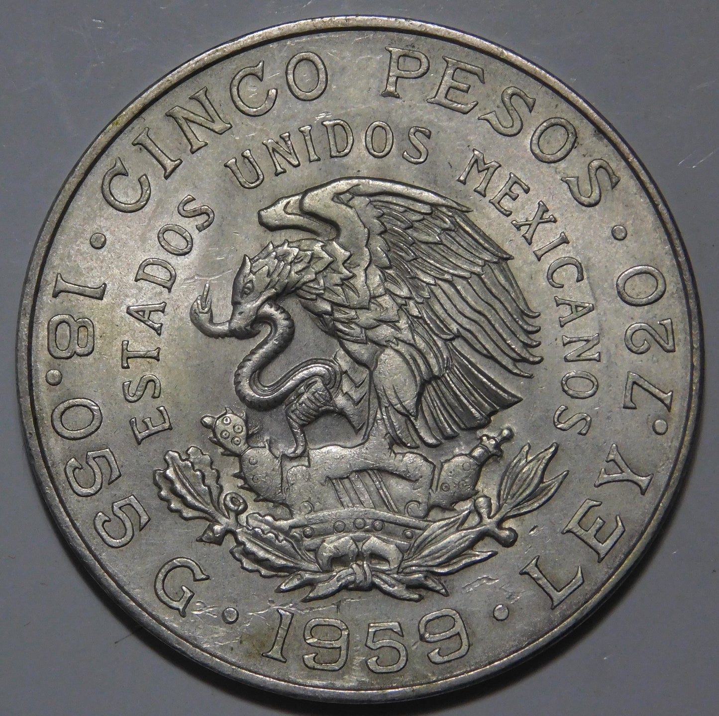 5 Pesos 1959