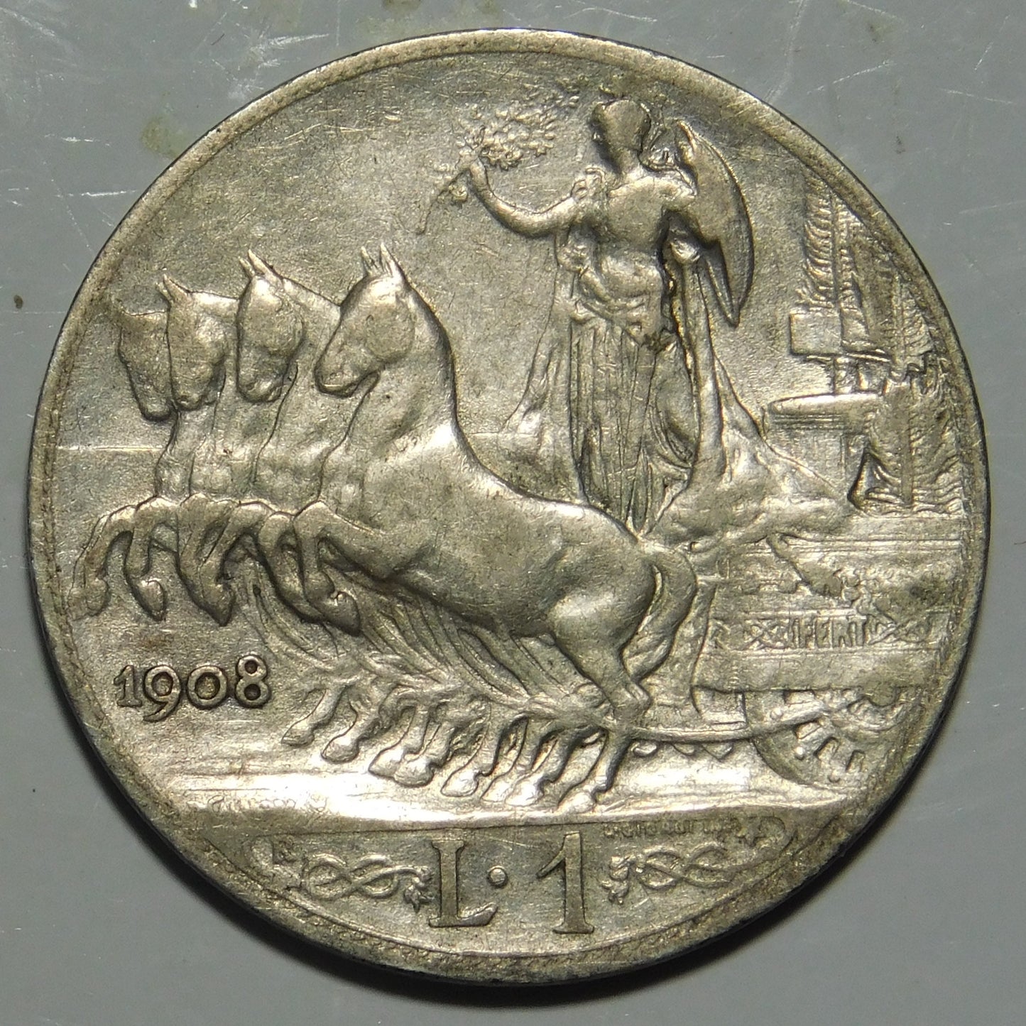 1 lira 1908