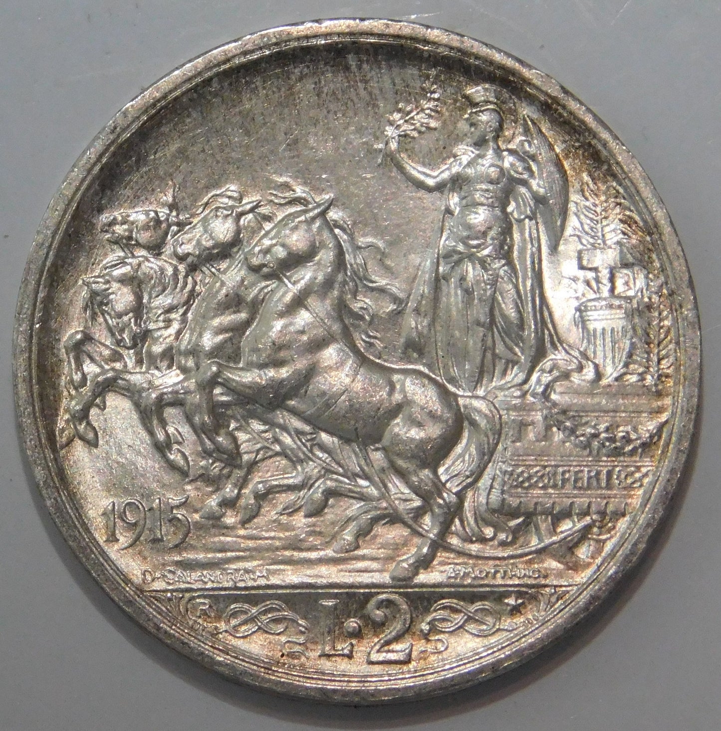 2 lire 1915