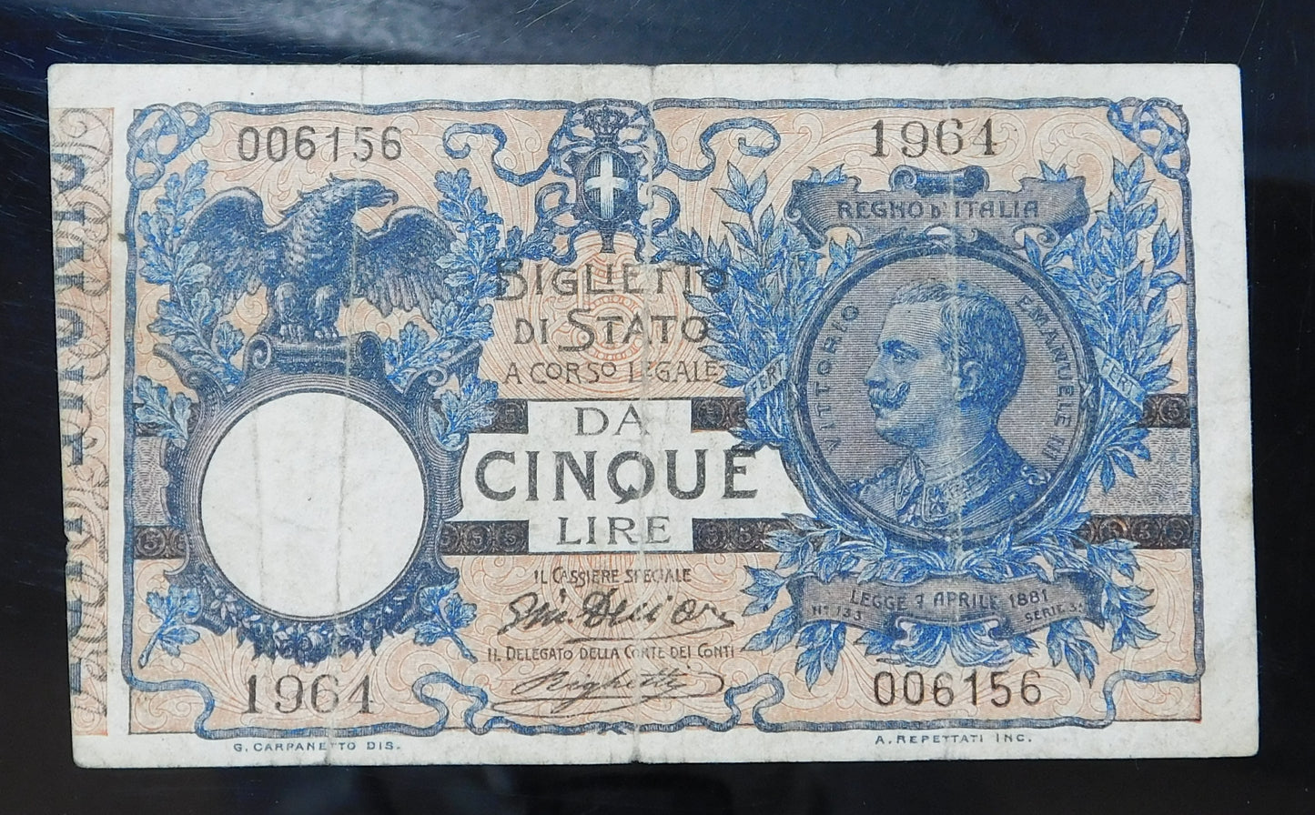 5 lire