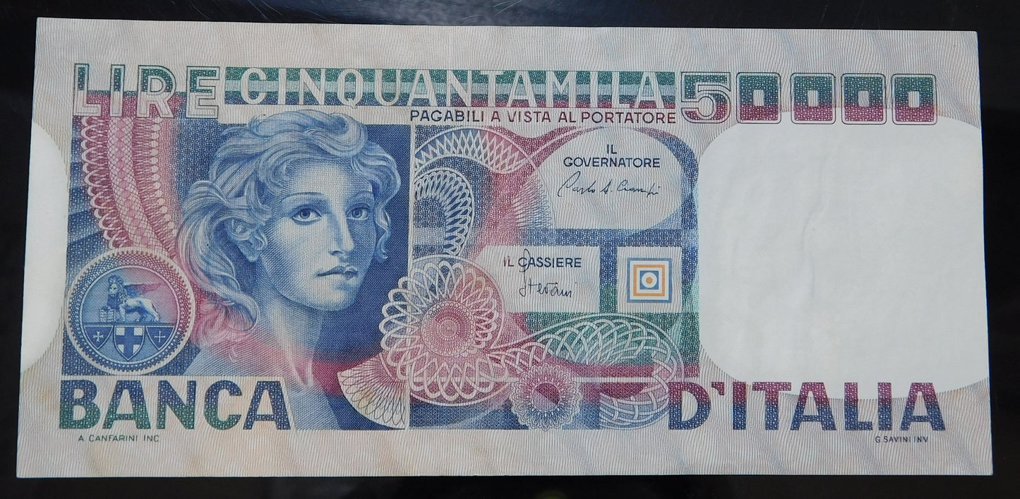 Cinquantamila lire Volto di Donna