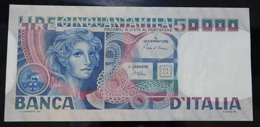 Cinquantamila lire Volto di Donna