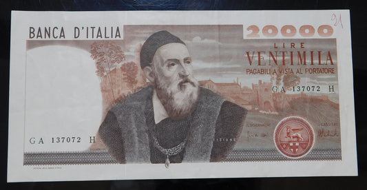 Ventimila lire Tiziano