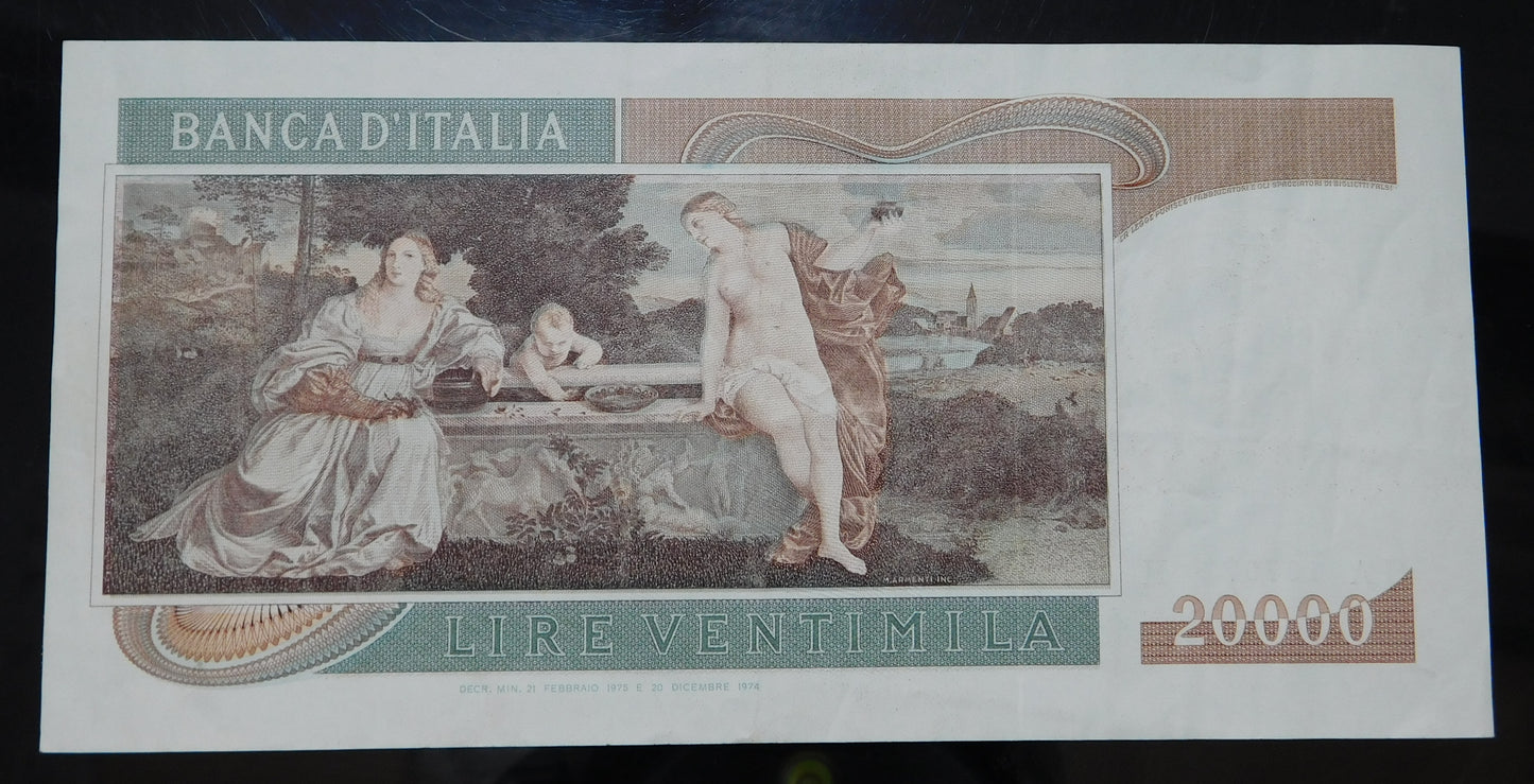 Ventimila lire Tiziano