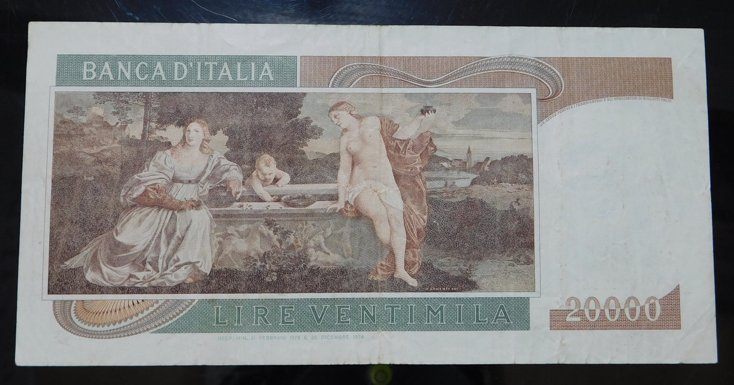 Ventimila lire Tiziano