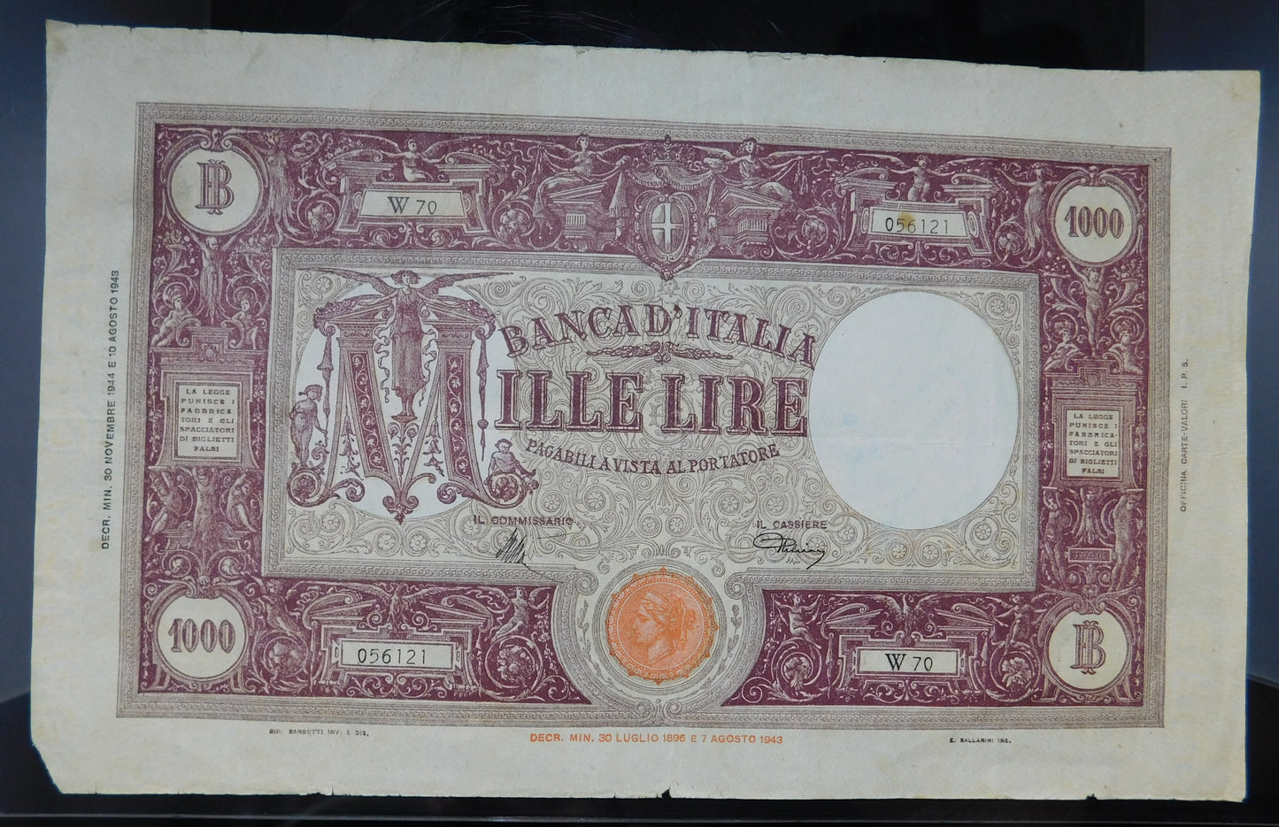 Mille lire Grande M