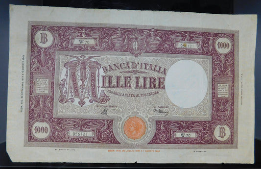 Mille lire Grande M