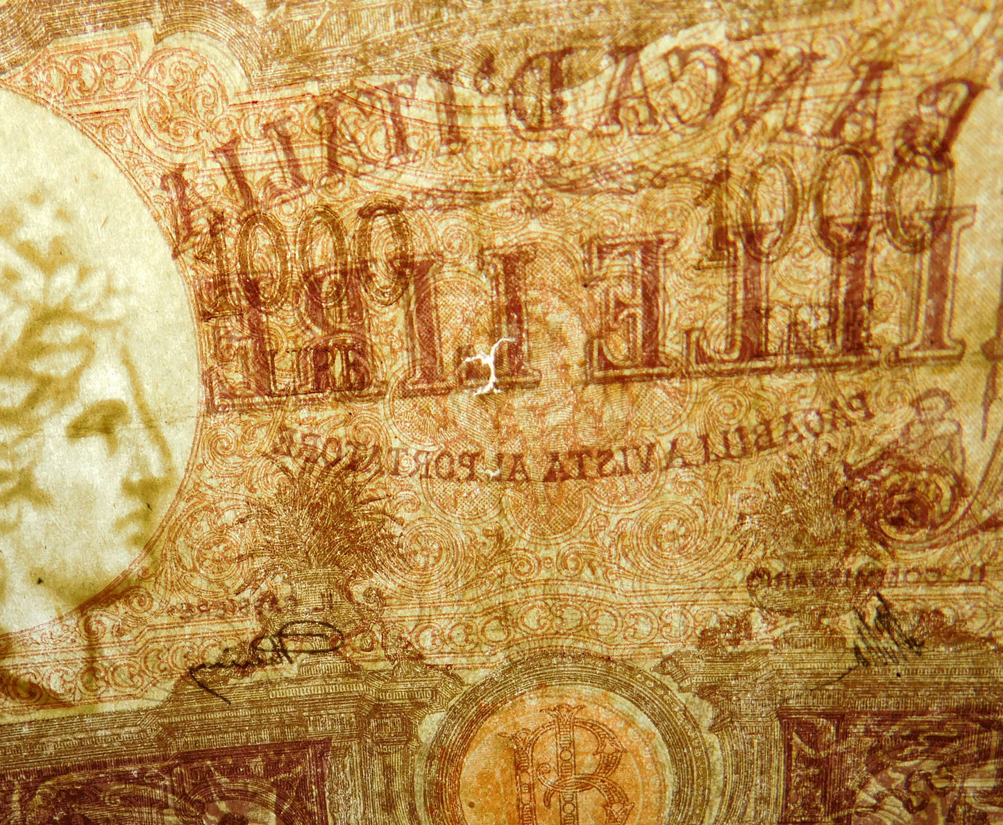 Mille lire Grande M