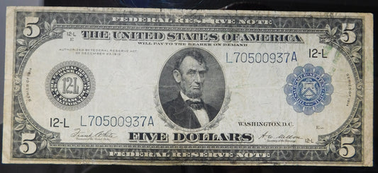 5 Dollari 1914
