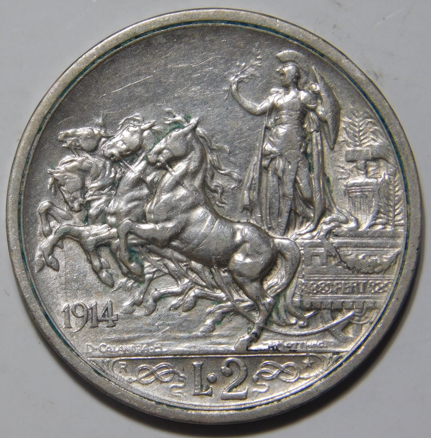 2 lire 1914