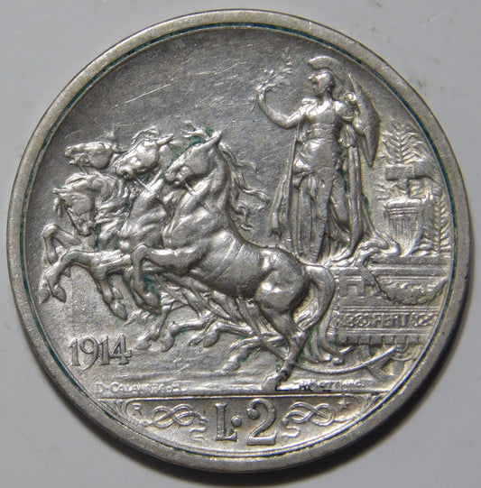 2 lire 1914