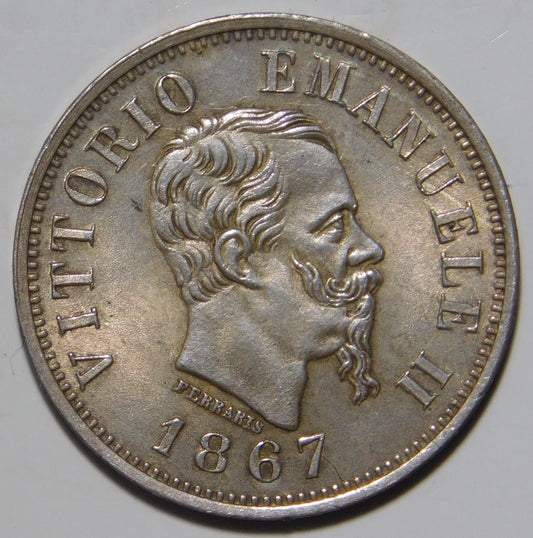 50 centesimi 1867 Milano