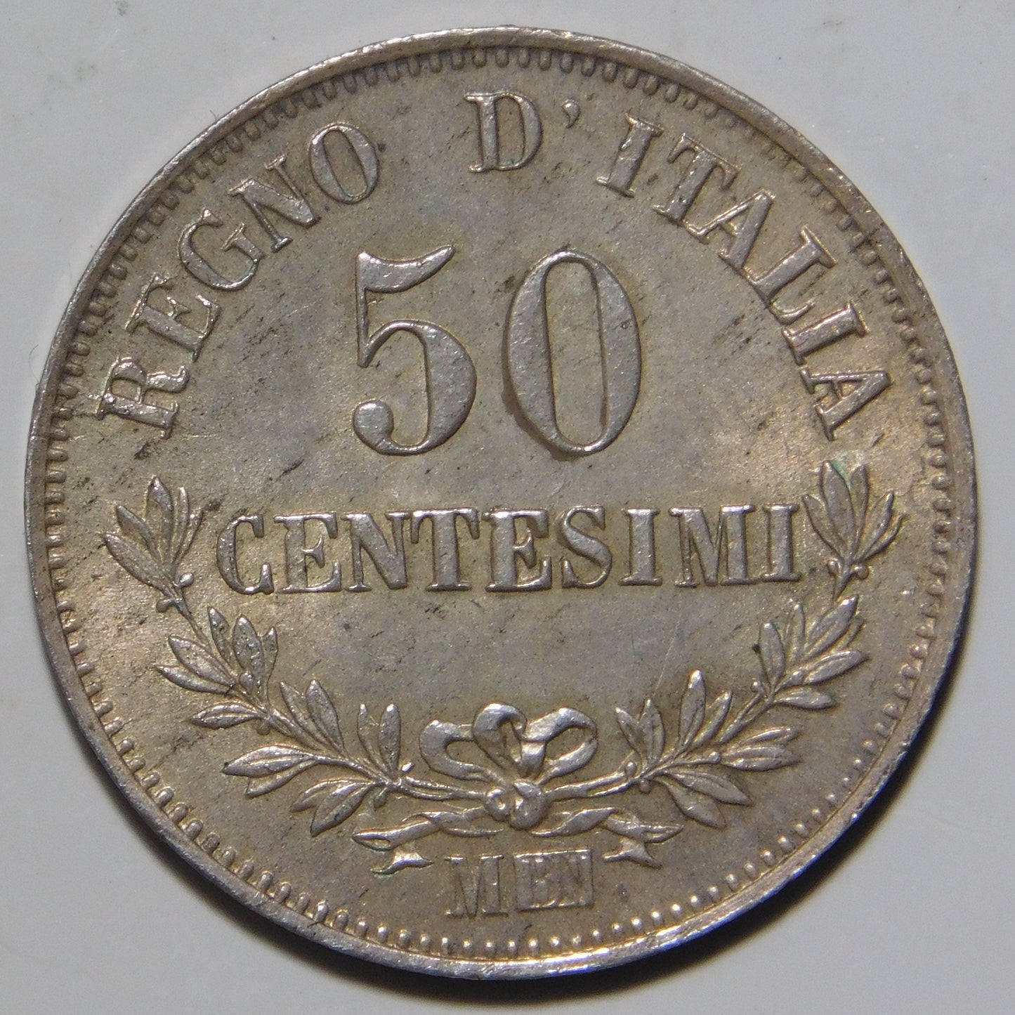 50 centesimi 1867 Milano